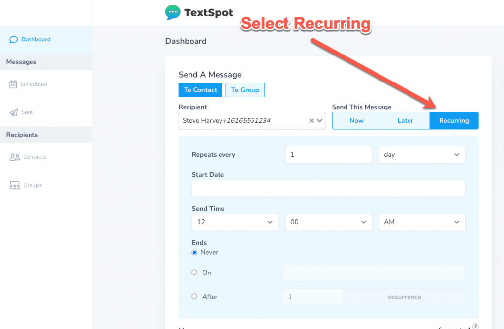 how-to-schedule-a-weekday-daily-recurring-text-textspot